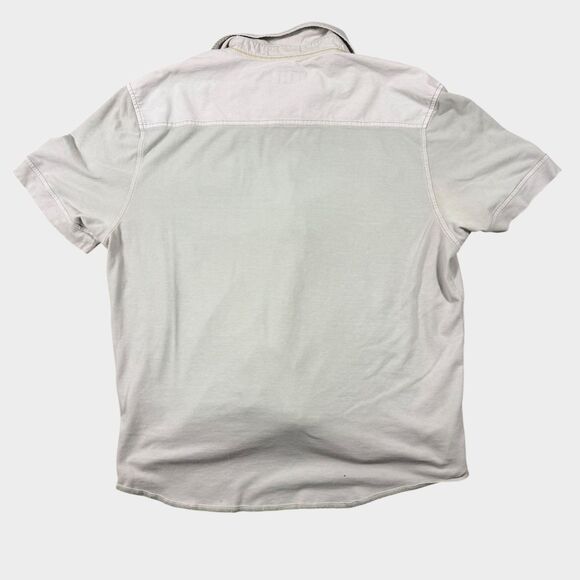 Tommy Bahama Jeans Mens XL Shirt Pima Cotton Spandex S/S Button Up Distressed - Picture 2 of 10